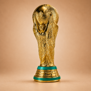 🏆 Alcancía Copa Mundial Dorada Premium