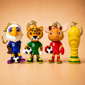 🔑 Llaveros Premium Mascotas Mundialistas Coleccionables